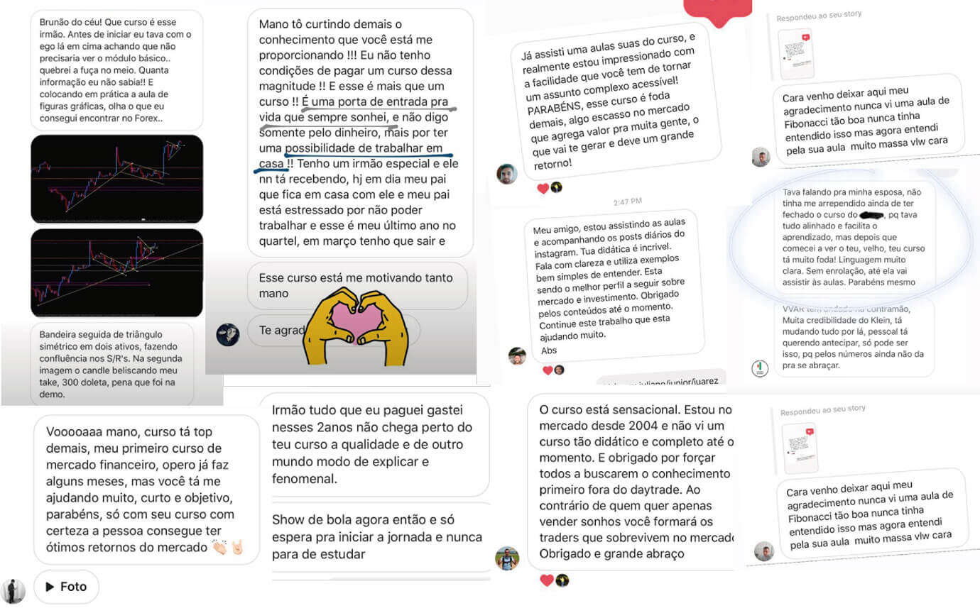 Comentários dos alunos